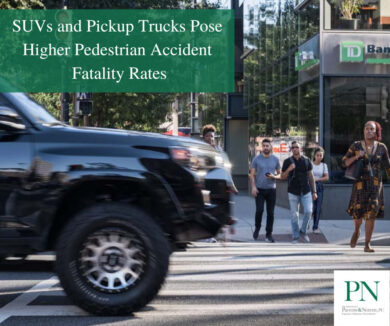 P&N BLOG | SUVs and Pickup Trucks Pose Higher Pedestrian Accident Fatality Rates