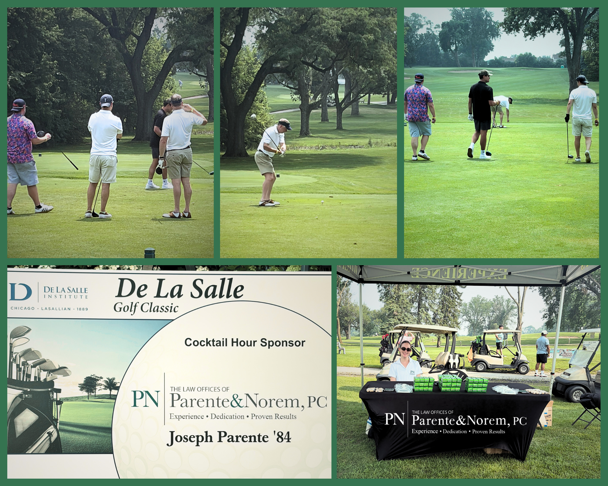 Parente & Norem proudly sponsored De La Salle Institute's 2026 Annual Golf Outing, supporting a longstanding Chicago tradition of education, leadership, and community service.