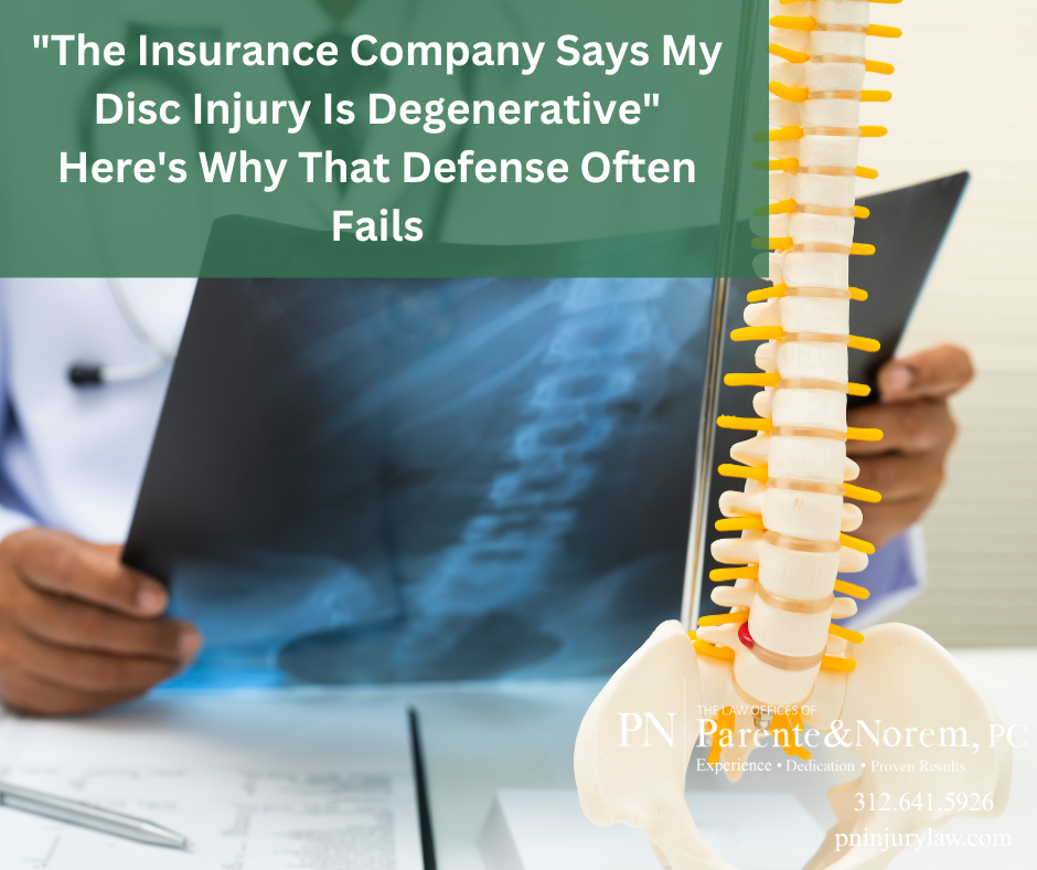 degenerative disc injury legal advice article