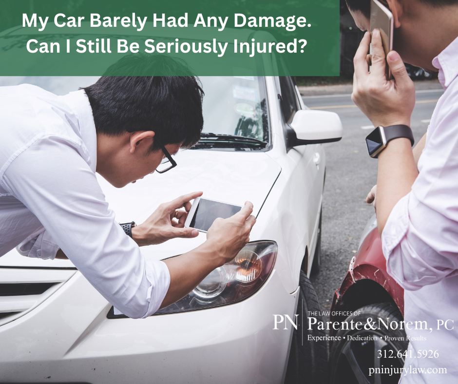 My Car Barely Had Any Damage. Can I Still Be Seriously Injured?