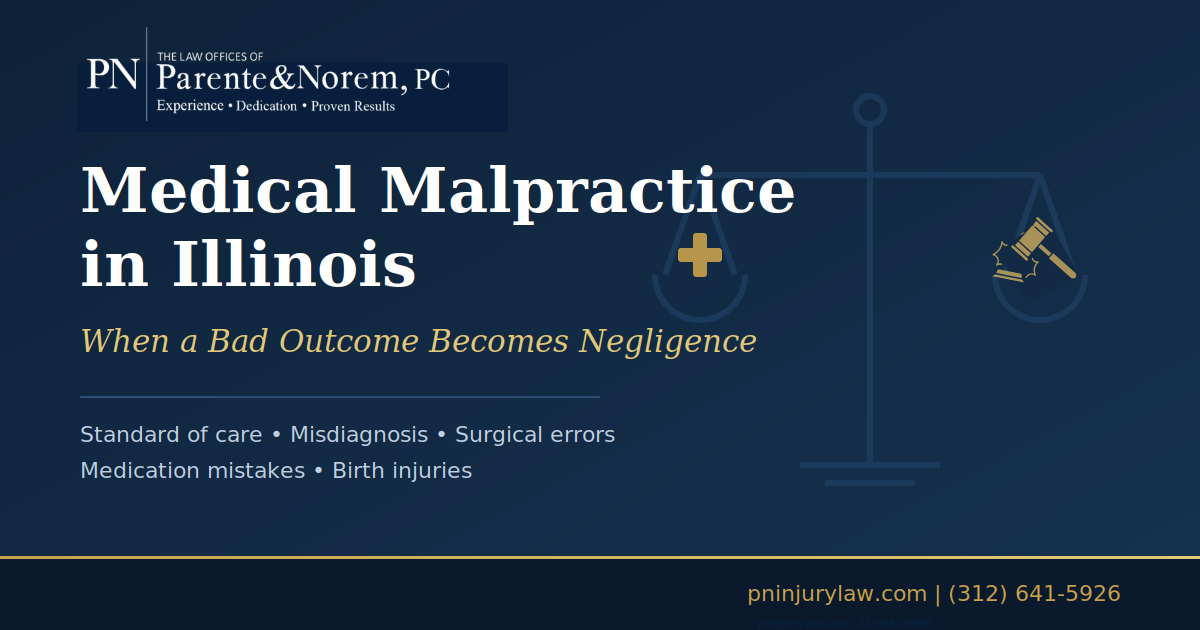 Medical Malpractice in Illinois: When a Bad Outcome Becomes Negligence