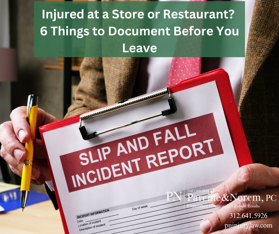Injured at a Store or Restaurant? 6 Things to Document Before You Leave