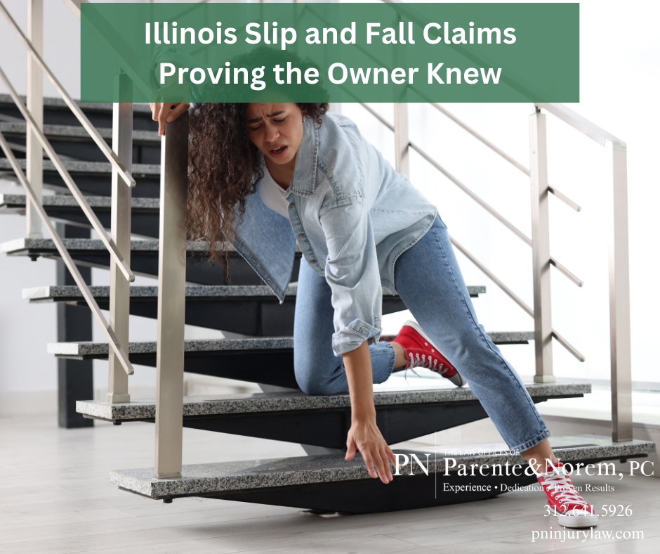 Illinois Slip and Fall Claims: Proving the Owner Knew