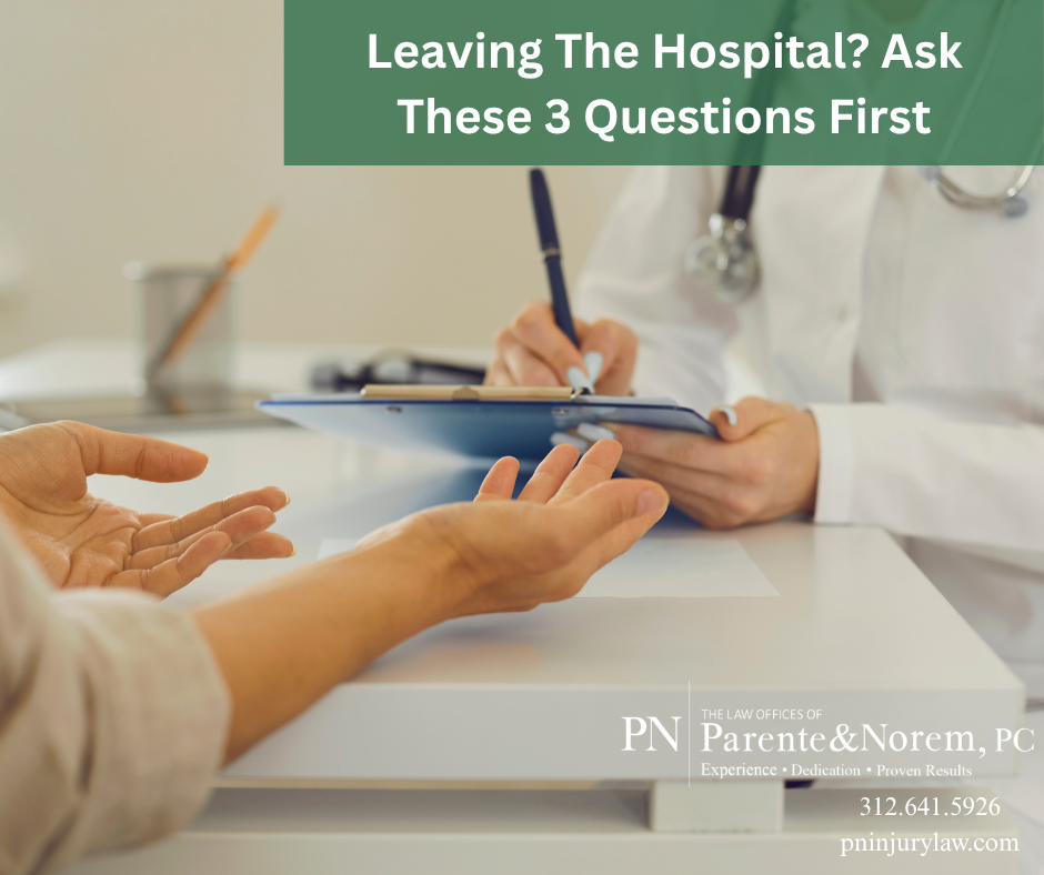 Leaving The Hospital? Ask These 3 Questions First